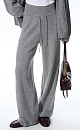 Trousers with a wide belt - BRUSNIKA. Women clothes