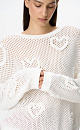 Jumper with hearts - BRUSNIKA. Women clothes