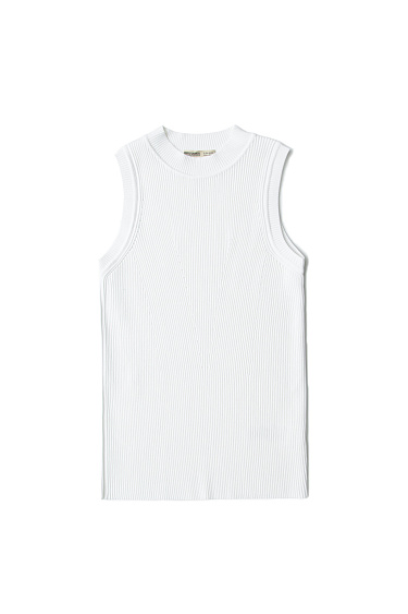 Fitted ribbed top - BRUSNIKA Women Clothes