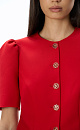 jacket with puffed sleeves - BRUSNIKA. Women clothes