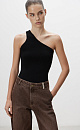 One-shoulder top - BRUSNIKA. Women clothes