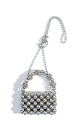 Mini bag with large beads - BRUSNIKA. Women clothes