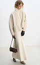 Maxi skirt made of fox fur - BRUSNIKA. Women clothes