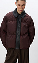 Down jacket with a turn-down collar - BRUSNIKA. Women clothes